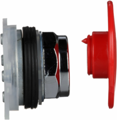 Harmony 9001K Red Mushroom Pushbutton Head 57mm, Spring Return, 30mm