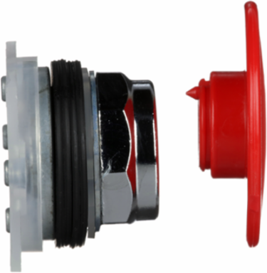 Harmony 9001K Red Mushroom Pushbutton Head 57mm, Spring Return, 30mm