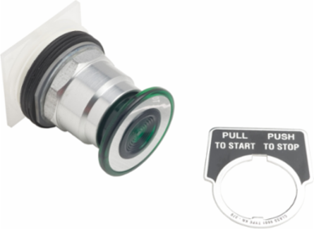 Harmony 9001K Push Button Head, 30 mm, Metal, Green, Mushroom 41 mm, 3 Positions