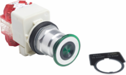 Harmony 9001K Illuminated Push Button, 30 mm, Green LED, 3 Positions