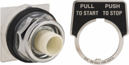 Harmony 30 mm Metal Push Button Head, 2 Positions, Push-Pull Operation