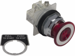 Harmony Push Button, 30 mm Mushroom Red, 41 mm Diameter, 10A