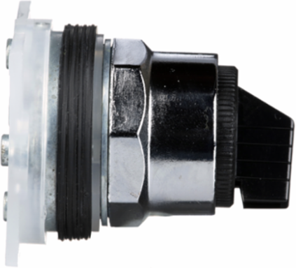 Harmony 9001K Selector Switch Head, 30 mm, Black, 2 Positions, Stay Put