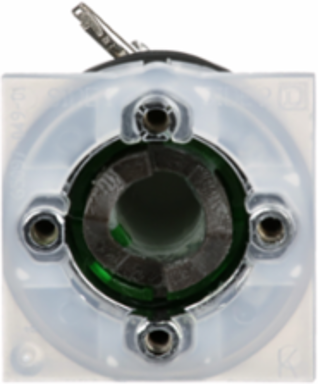 Key Selector Switch Head, 30 mm, Metal, E10 Key, 2 Positions, IP66