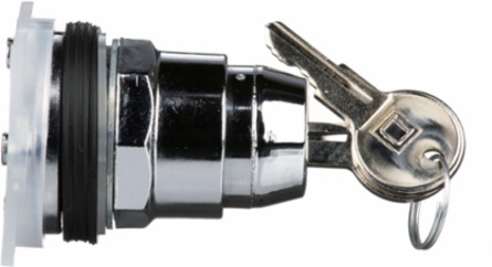 Key Selector Switch Head, 30 mm, Metal, E10 Key, 2 Positions, IP66