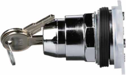 Key Selector Switch Head, 30 mm, Metal, E10 Key, 2 Positions, IP66