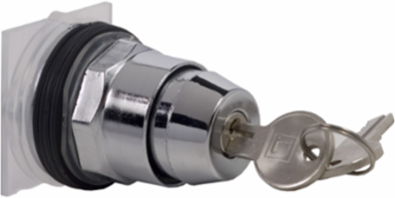 Key Selector Switch Head, Metal, 30mm, Key E11, 2 Positions, NEMA 1/2/3/4