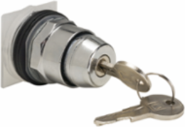 Harmony 9001K Selector Switch, 30mm, Key E10, 2 Positions, Metal
