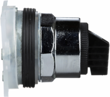 Harmony 9001K Selector Switch Head, 30mm, 3 Positions, Metal, Black