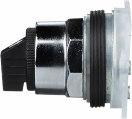 Harmony 9001K Selector Switch Head, 30mm, 3 Positions, Metal, Black
