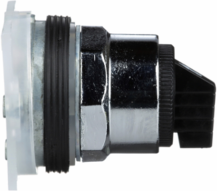 Harmony 9001K Selector Switch Head, 30mm, 3 Positions, Metal, Black