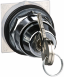 Harmony 9001K Metal Key Selector Switch 30 mm 3 Positions