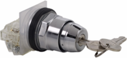 Harmony 9001K Selector Switch, 30 mm, Key E10, 3 Positions, Metal Bezel