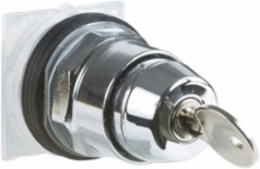 Harmony Selector Switch 30mm, Key E10, 3 Positions, 2 C/O, Metal