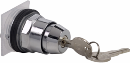 Harmony 9001K Key Selector Switch Head 30mm with Metal Bezel, 3 Positions