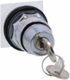 Harmony Key Selector Switch Head, 30 mm, Metal, Key E10, 3 Positions