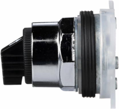 Harmony Selector Switch Head, 30mm, 3 Positions, Metal Bezel, Black
