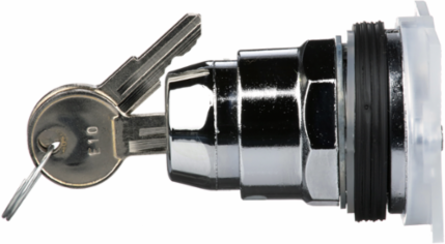 Harmony Key Selector Switch Head, Metal, 30mm, Key E10, 3 Positions, IP66
