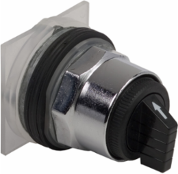 Harmony 9001K Selector Switch Head, 30 mm, Spring Return, Black