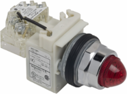 Harmony Red 30mm Push-to-Test Pilot Light, 110-120V AC