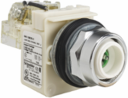 Harmony 30mm Push-to-Test LED Pilot Light, Green, 120V