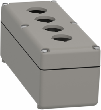 Harmony 9001K Aluminium Control Station, 4 Cut-Outs, 30mm