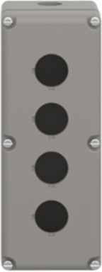 Harmony 9001K Aluminium Control Station, 4 Cut-Outs, 30mm