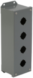 Control Station Enclosure 30mm, 4 Cut-Outs, NEMA 3/13, Sheet Steel