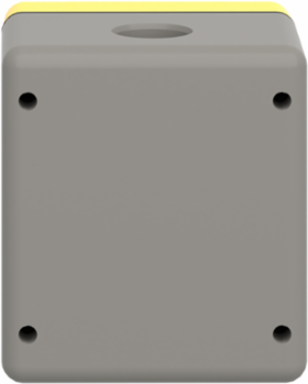 Harmony Empty Enclosure Control Station, 1 Cut-Out, Aluminium, Yellow