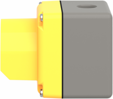 Harmony Empty Enclosure Control Station, 1 Cut-Out, Aluminium, Yellow
