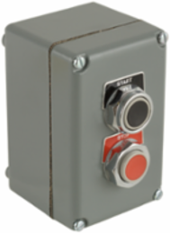 Harmony Complete Control Station, 10A, Zinc, 2 Push Buttons, NEMA 3/4/13