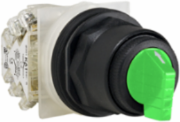 Harmony 9001SK LED Selector Switch Head, 30mm, Green, 24-28V, 2 Positions