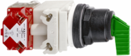 Illuminated Selector Switch 30 mm Green, 120V, 2 Positions, IP66