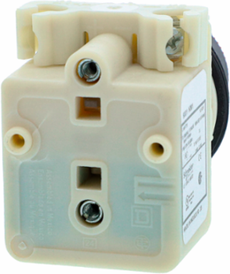 Harmony 9001SK 30 mm Amber Illuminated Push Button, Spring Return, 110-120V