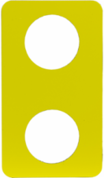 Harmony 9001SK 30mm Yellow Legend Plate for Control Station