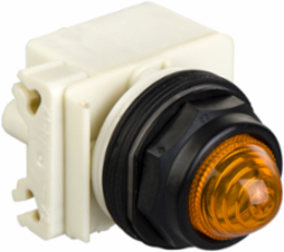 Harmony 30mm Amber Pilot Light, LED Yellow, IP66, 120V