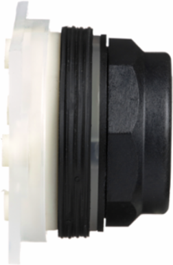 Harmony Modular Flush Push Button Head, 30 mm, 7 Color Options, Spring Return
