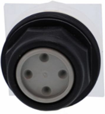 Harmony Modular Flush Push Button Head, 30 mm, 7 Color Options, Spring Return