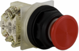 Harmony 9001SK Red Mushroom Push Button 35mm, Spring Return, IP66