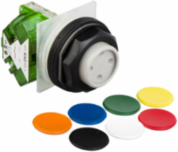 Harmony 9001SK 30mm Projecting Push-Button, 1 NO, IP66, 7 Color Options