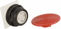Red Mushroom Push Button Head 30 mm IP64 Impact Resistant