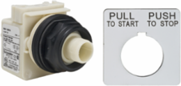 Push-Button Harmony 9001SK 30 mm, Plastic, IP66, 1 C/O, 2 Positions