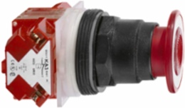 Harmony Red Mushroom Push-Button 35mm, IP66, 1 NC, Push-Pull