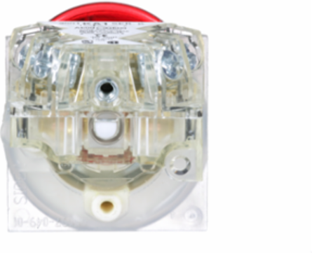 Push Button Mushroom 41mm Red, 30mm, IP66, 1 C/O