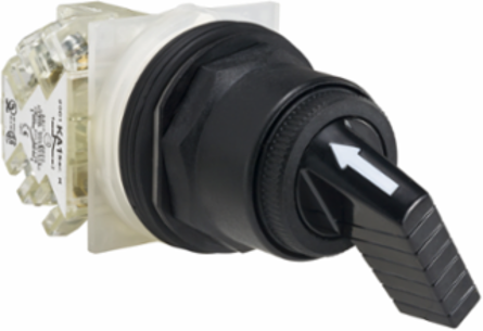 Harmony Selector Switch, 30 mm, Black Long Handle, IP66, 2 Positions