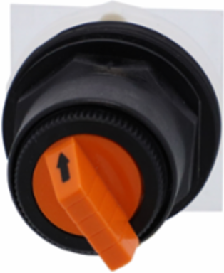 Harmony Selector Switch Head, 30mm, 2 Positions, Orange Standard Handle