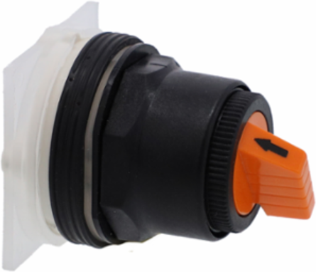 Harmony Selector Switch Head, 30mm, 2 Positions, Orange Standard Handle