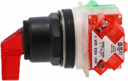 Selector Switch 30mm 3-Position Stay Put 1 NO + 1 NC IP66