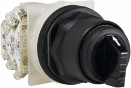 Selector Switch 30mm 3-Position Stay Put 1 NO + 1 NC IP66