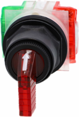 Selector Switch 30mm 3-Position Stay Put 1 NO + 1 NC IP66